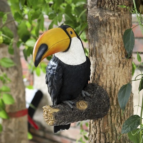 Toucan bird figurine - toucan,