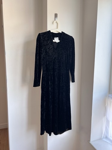 Vintage regency black - black, velvet