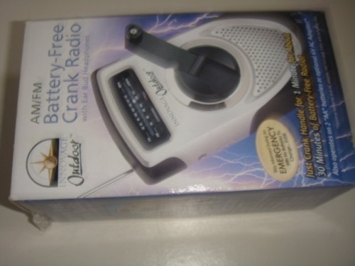 Battery free crank - crank, radio
