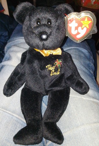 The end black beanie bear - the,