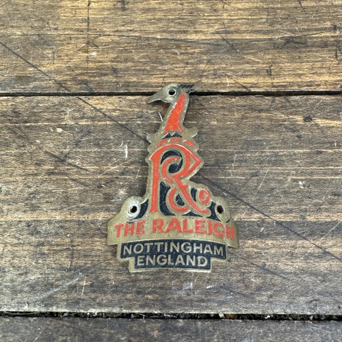 Vintage raleigh head - raleigh, badge
