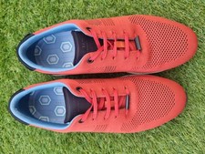 Mens Red Size 9 Pre-owned Ted Baker Trainers In Very Good Condition