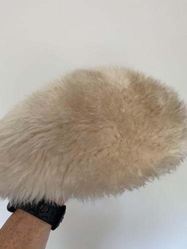 Real sheepskin cream cossack - real,