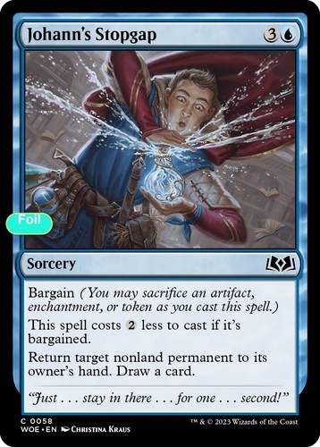 Johann stopgap foil - -, woe