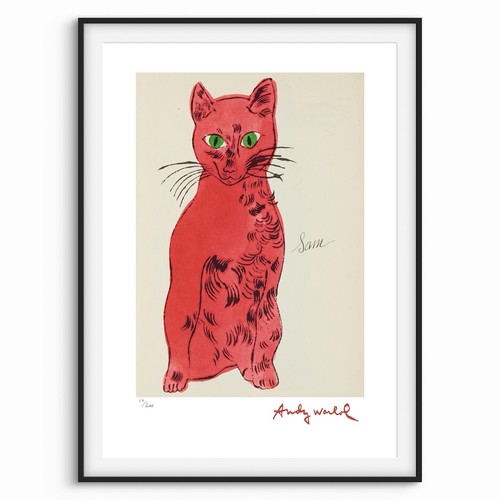 Andy warhol signed sam red - warhol,