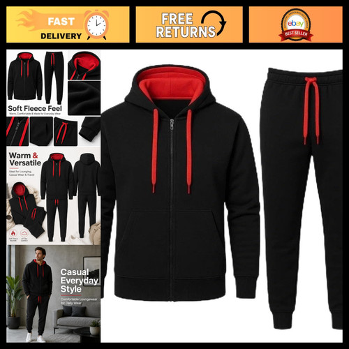 Men fleece tracksuit set - men's,