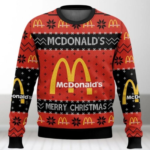 Mcdonald ugly christmas - mcdonald,
