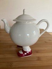 carlton ware walkingware teapot red shoes