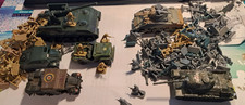 Airfix & Others 1:72 Vehicles & 100+ German Paras and Eighth Army. (See Images) 