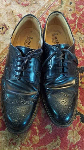 Black leather loake long - loake,