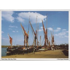 Postcard Thames Barges Hythe