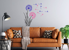 Dandelion car wall - wall, stickers