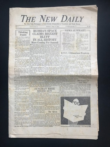 1960 the new daily newspaper - 1960,