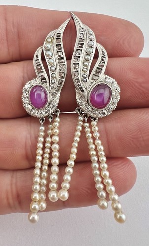 Art deco platinum old cut - old,