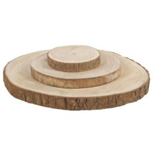 Festive Rustic Wooden Slice