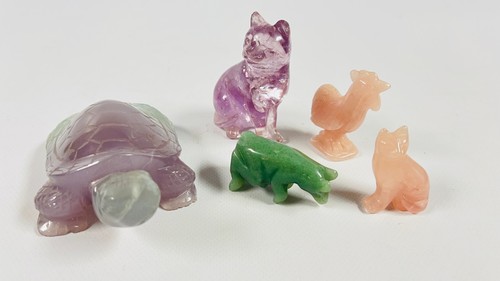 Job lot vintage hand carved - hand,