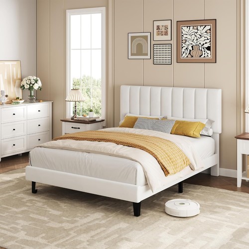Full size bed frame - frame, velvet