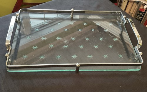 Mcm chrome handled glass - mcm,