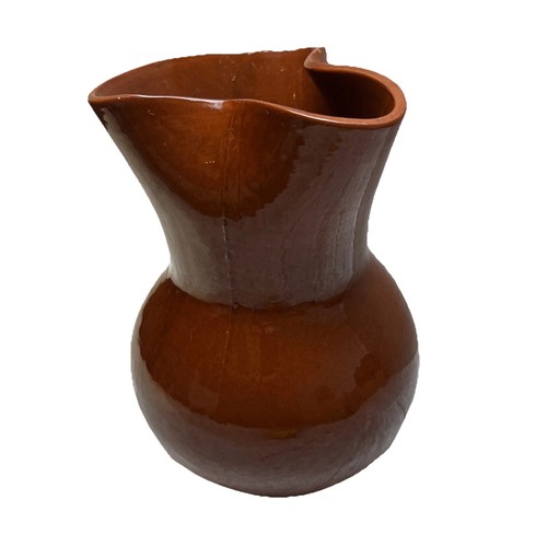 Jug glazed brown traditional - glazed,