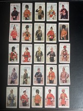 Full Set COPE - EMINENT BRITISH REGIMENTS OFFICERS UNIFORMS 1908 Mixed backs
