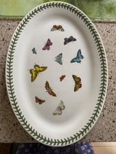 Portmeirion Botanic Butterfly Studio oval platter  14 inch