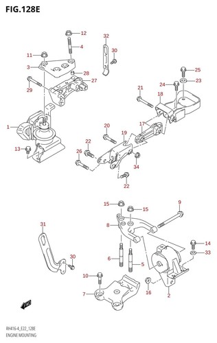 Suzuki genuine bolt - suzuki, sx4