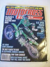 MOTOCROSS ACTION MAGAZINE JANUARY 2000 MCGRATHS ELECTRIC RACE BIKE EMIG VICTORY