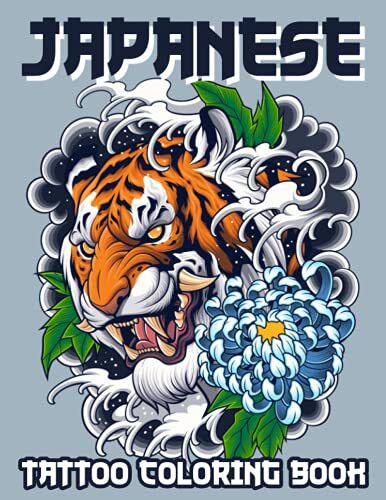 Japanese tattoo coloring - japanese,