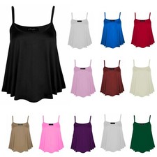 Ladies PLAIN SWING CAMI FALRED