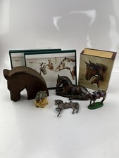 Lot 9 HORSE Wood Trinket Box