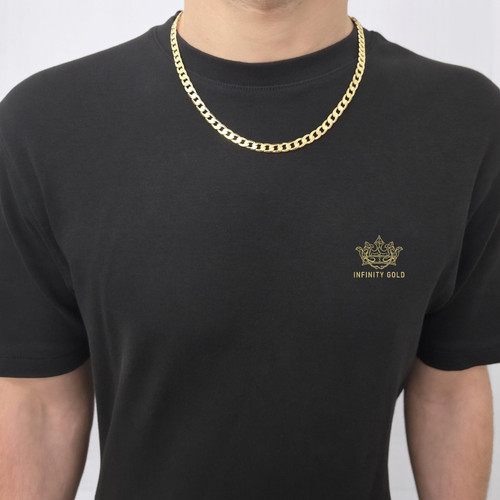 Mens 6mm curb chain - curb,