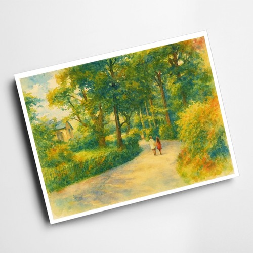 Print peacock lane hest - a6,