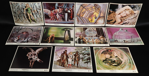 Barbarella 1968 lobby cards - barbarella,