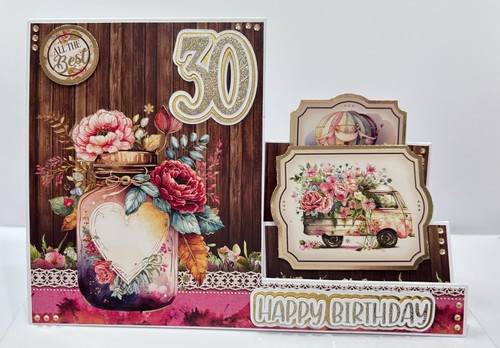 Handmade 30th stepper birthday - handmade,
