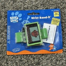 VTG NOS Blues Clues Handy Dandy Note Book Wrist Band It Nick Jr Rare 