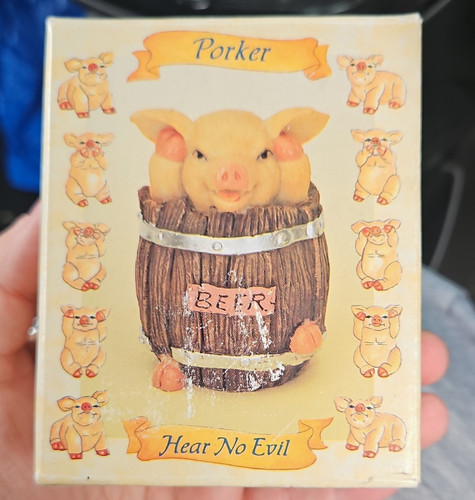 Lesser pavey porker hear no - porker,