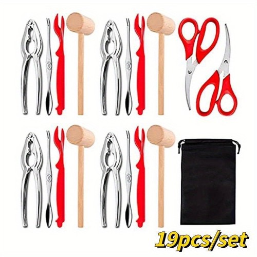 19pcs seafood tool - seafood, nut