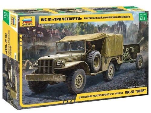 Zvezda 3656 ww2 dodge 51 - ww2,