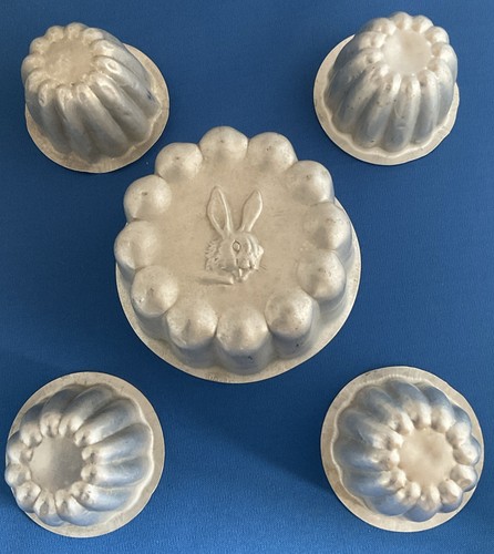 Vintage aluminium jelly mould - aluminium,