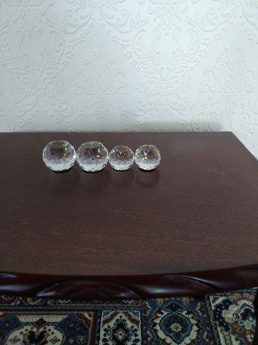 Crystal faceted ball - ,