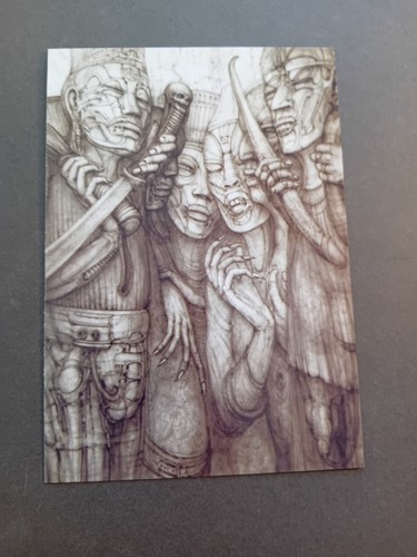 Giger art postcard the - h,