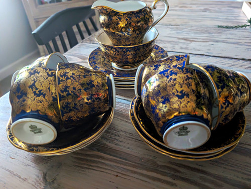 Aynsley bone china blue - bone,