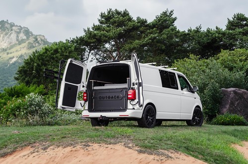 Campervan furniture racking - campervan,