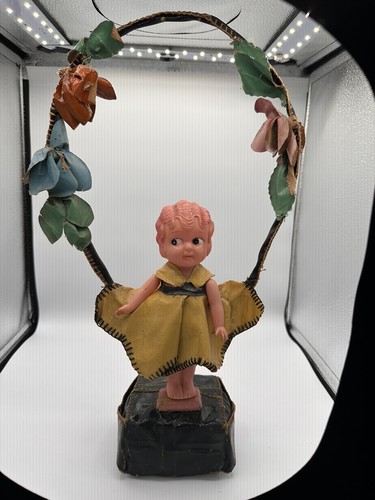 Vintage cupie doll pink hair - cupie,
