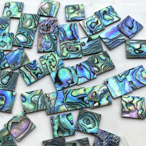 10x abalone inlay 4 x - inlay, 3/4"x3/4"x