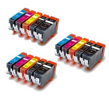 15 PK Replacement Ink Set for