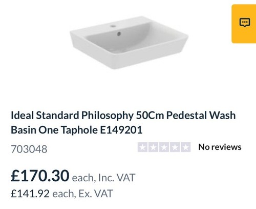 Ideal standard philosophy 50cm - philosophy,