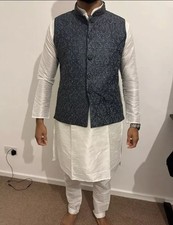 Size medium Mens desiwear sherwani waistcoat and panjabi set