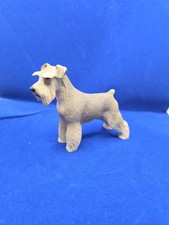 Ceramic Schnauzer Dog Figurine
