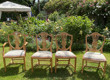 X4 Bradley 312 Wheatear Hardwood Chairs X3 & Carver Classic Furniture collection